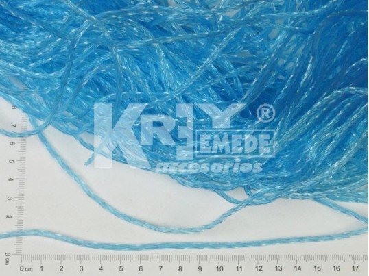 Soga PVC torzada flúo fina (2,8 mm) x 10 mts